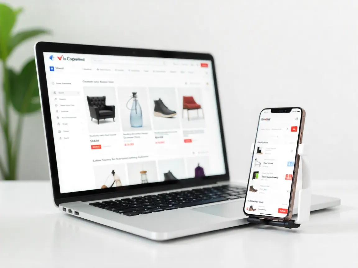 E-commerce website development solution